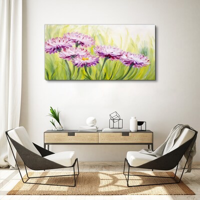 Flowers in a spring meadow Print on canvas