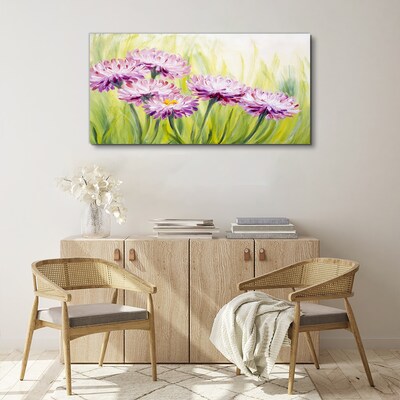 Flowers in a spring meadow Print on canvas