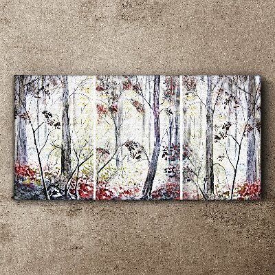 Forest fog Print on canvas