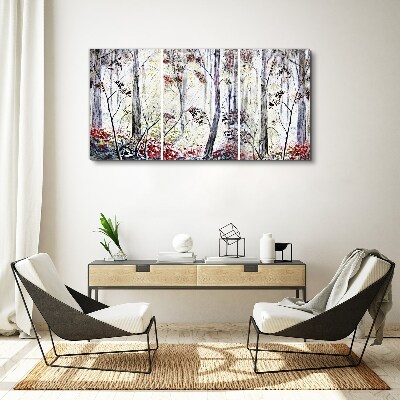 Forest fog Print on canvas