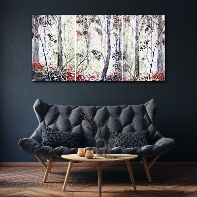 Forest fog Print on canvas