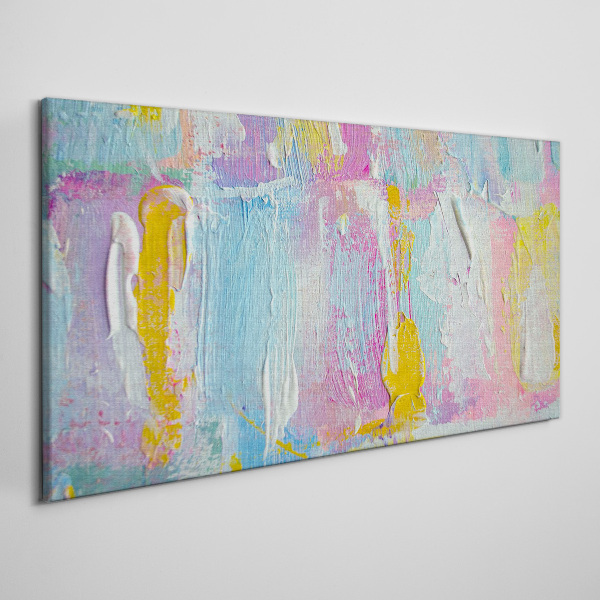 Pastel emotions in abstraction Print on canvas