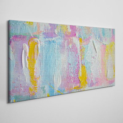 Pastel emotions in abstraction Print on canvas