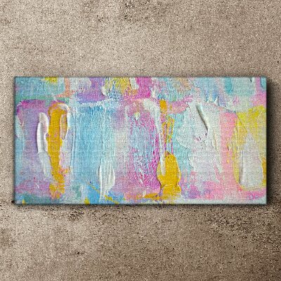 Pastel emotions in abstraction Print on canvas