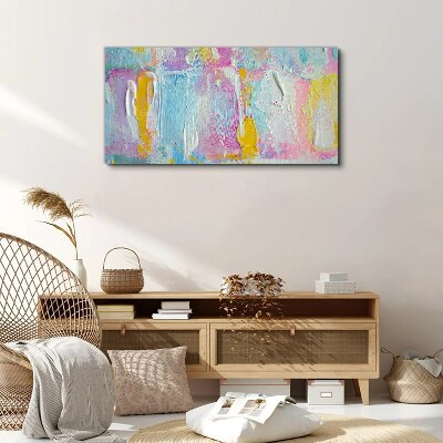 Pastel emotions in abstraction Print on canvas