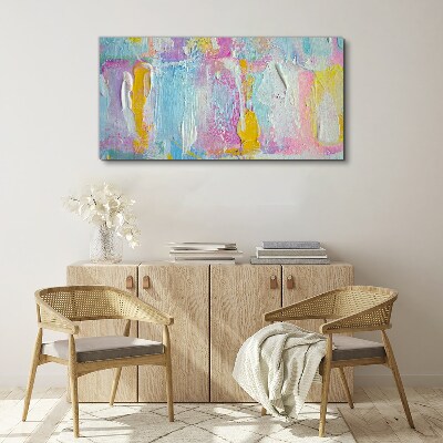 Pastel emotions in abstraction Print on canvas