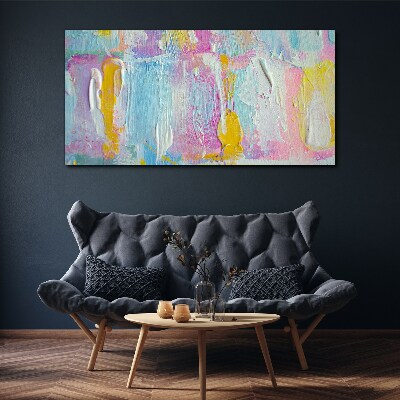 Pastel emotions in abstraction Print on canvas