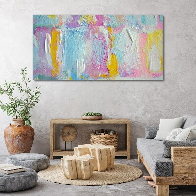Pastel emotions in abstraction Print on canvas