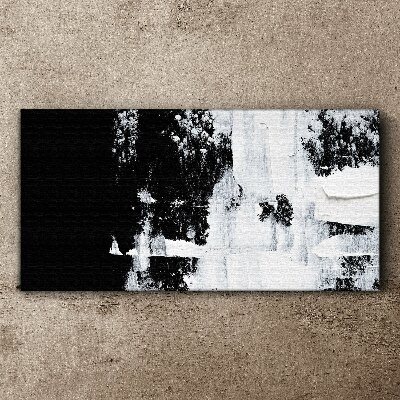 Black and white contrast Canvas wall art