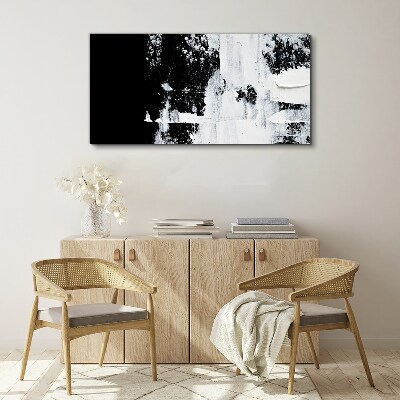 Black and white contrast Canvas wall art