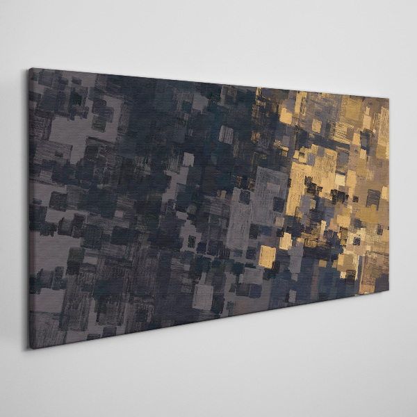 Abstract color blocks Canvas wall art