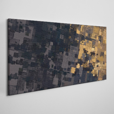 Abstract color blocks Canvas wall art