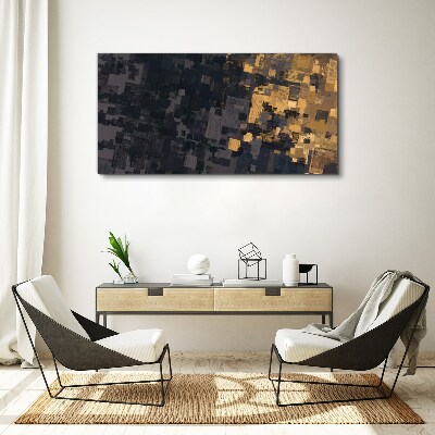 Abstract color blocks Canvas wall art
