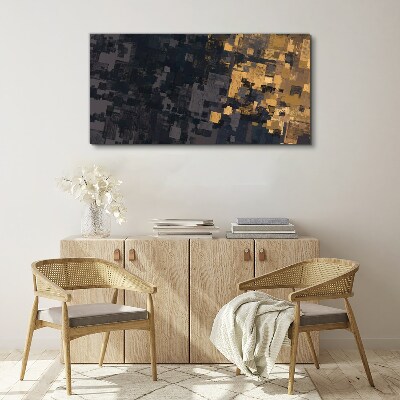 Abstract color blocks Canvas wall art