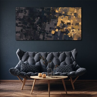 Abstract color blocks Canvas wall art