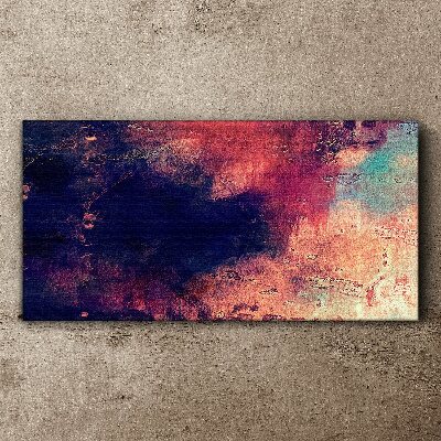 Abstract landscape of colors Canvas wall art