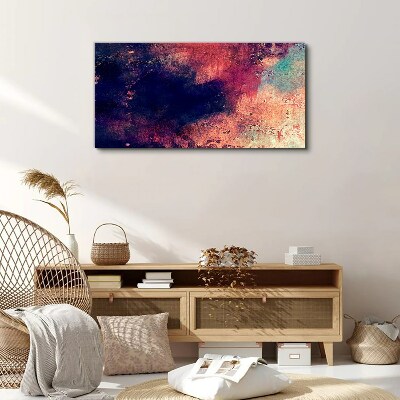 Abstract landscape of colors Canvas wall art