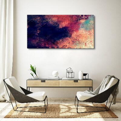 Abstract landscape of colors Canvas wall art
