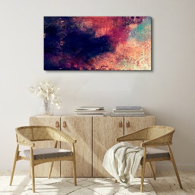 Abstract landscape of colors Canvas wall art