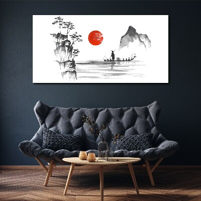 Japan traditional painting Canvas print