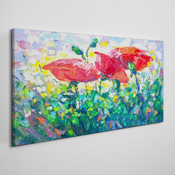 A flower dream in colors Canvas wall art