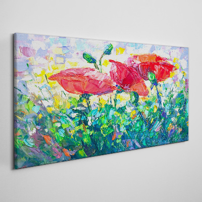 A flower dream in colors Canvas wall art