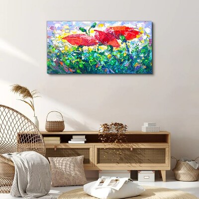 A flower dream in colors Canvas wall art