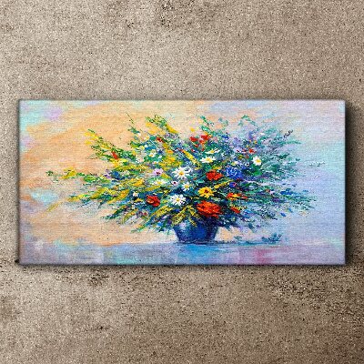 Spring bouquet of flowers Print on canvas
