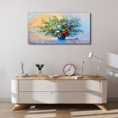 Spring bouquet of flowers Print on canvas
