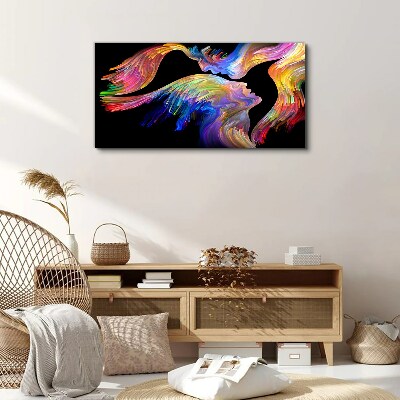 A colorful blend of souls Print on canvas