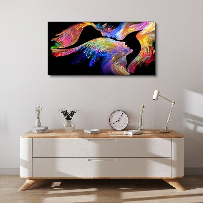 A colorful blend of souls Print on canvas