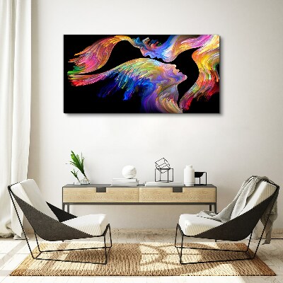 A colorful blend of souls Print on canvas
