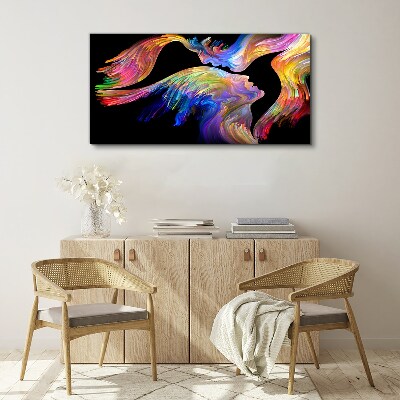 A colorful blend of souls Print on canvas
