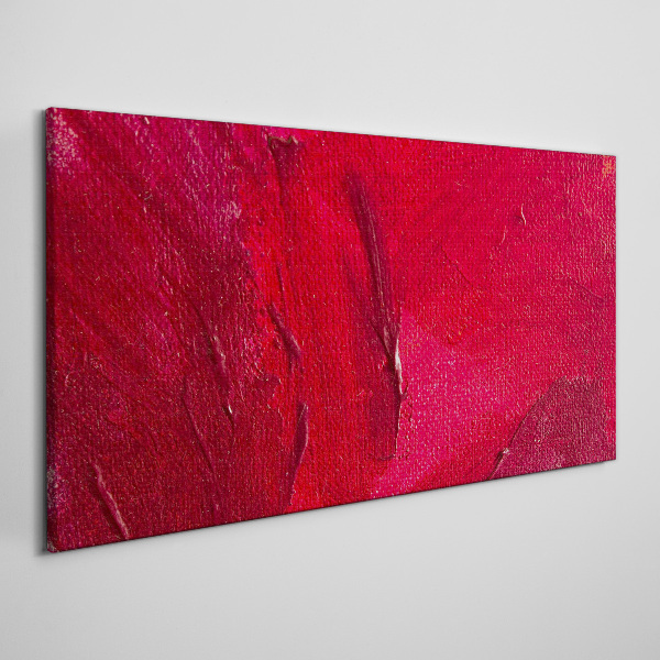 Intense Abstract Red Print on canvas