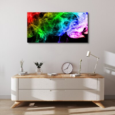 Dance of colored streaks Print on canvas