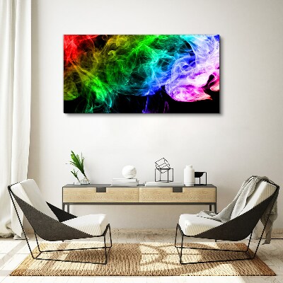 Dance of colored streaks Print on canvas