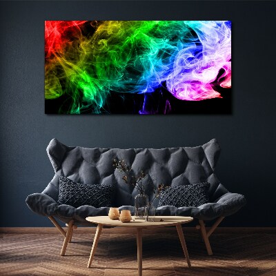Dance of colored streaks Print on canvas