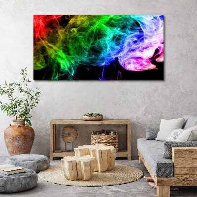 Dance of colored streaks Print on canvas