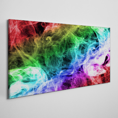 Colorful Smoke Swirl Canvas wall art