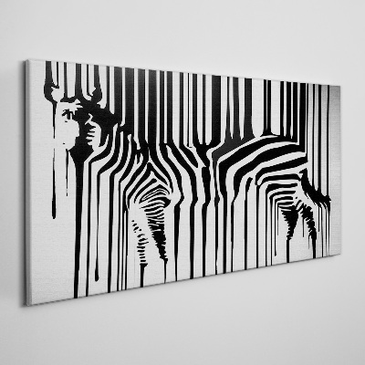 Animal zebra Canvas print