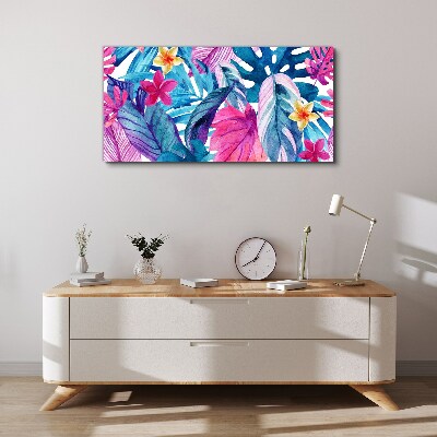 Tropical Mosaic of Colors Print on canvas
