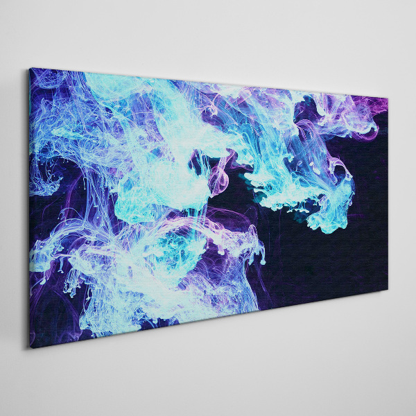 Waves of Colored Energy Canvas wall art