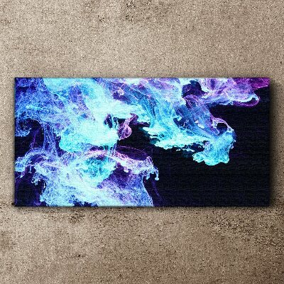 Waves of Colored Energy Canvas wall art