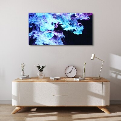 Waves of Colored Energy Canvas wall art