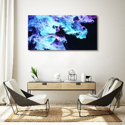 Waves of Colored Energy Canvas wall art