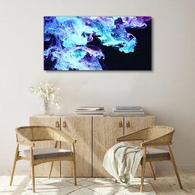 Waves of Colored Energy Canvas wall art