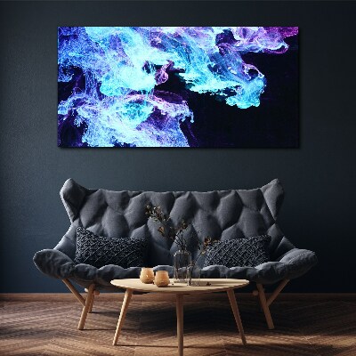 Waves of Colored Energy Canvas wall art