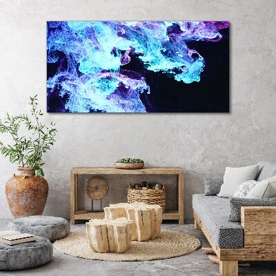 Waves of Colored Energy Canvas wall art