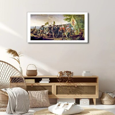 Conquest of the New World Canvas wall art