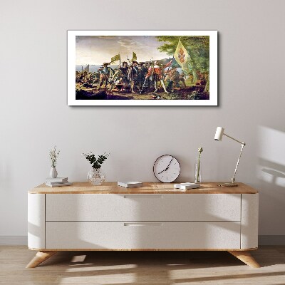 Conquest of the New World Canvas wall art